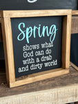 Spring shows us what God can do: Square Design A1829N