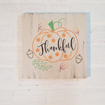 Thankful pumpkin: Square Design A1310N