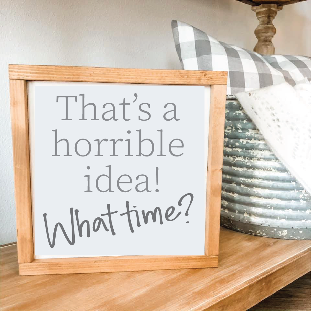 That's a horrible idea what time?: Square Design A1620N