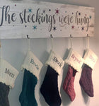 The stockings were hung: Plank Design A1496N