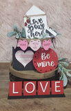 Love grows here:  Laser Tiered Tray Collection A1790N