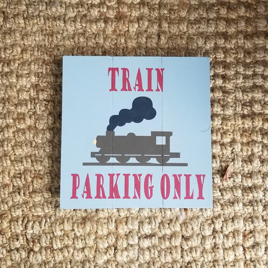 Train Parking Only: Square Design A1245N