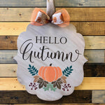 Hello Autumn: Door Hanger A1460N