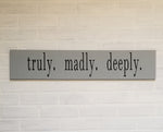 truly. madly. deeply:  Plank Design A1277N